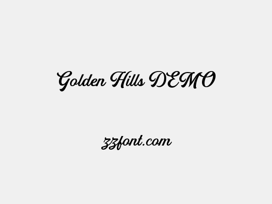 Golden Hills DEMO