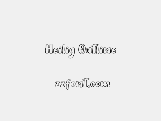 Heilig Outline