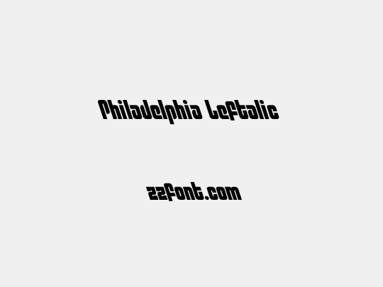 Philadelphia Leftalic