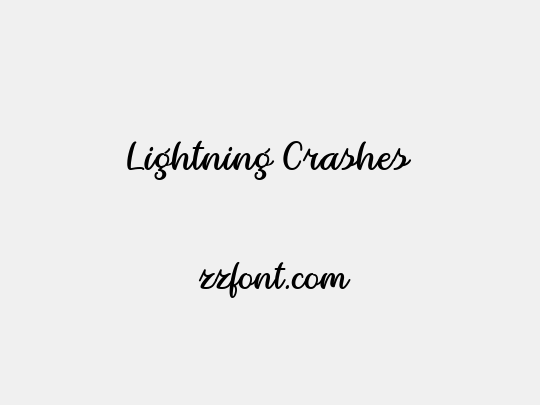 Lightning Crashes
