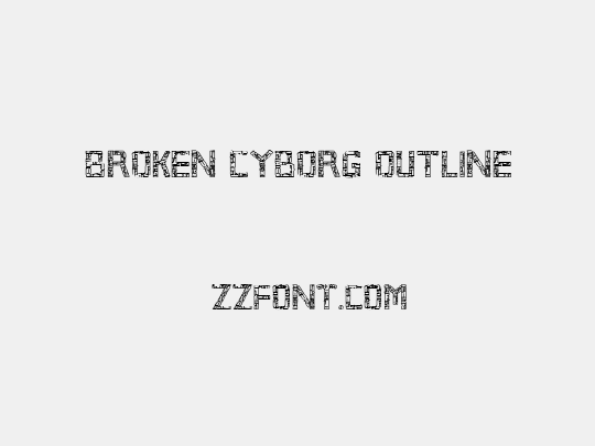 Broken Cyborg Outline