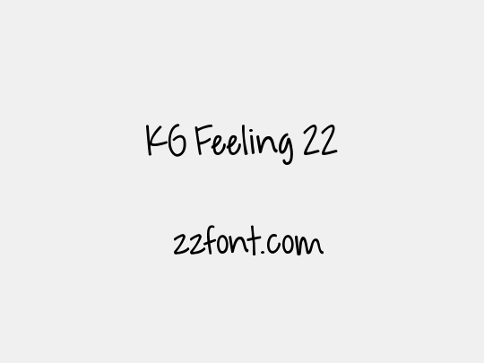 KG Feeling 22