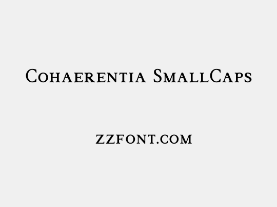 Cohaerentia SmallCaps