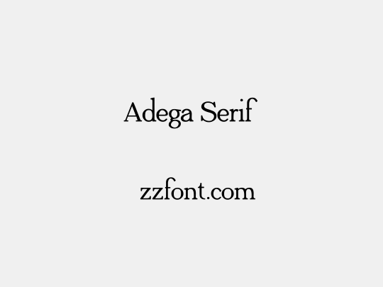 Adega Serif