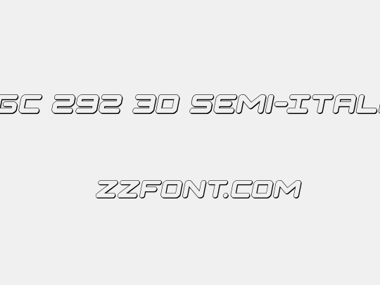 NGC 292 3D Semi-Italic