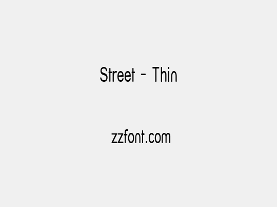 Street - Thin
