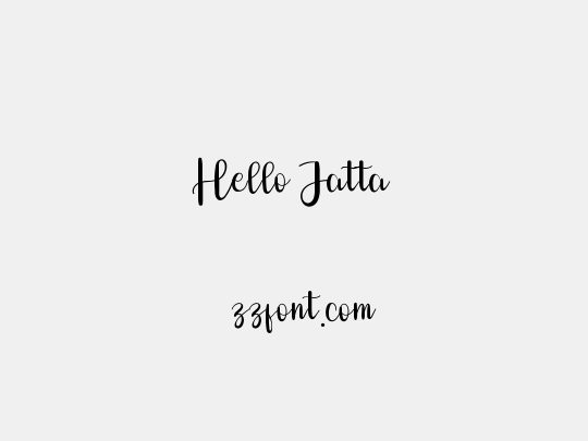 Hello Jatta