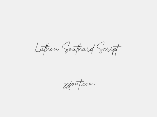 Luthon Southard Script