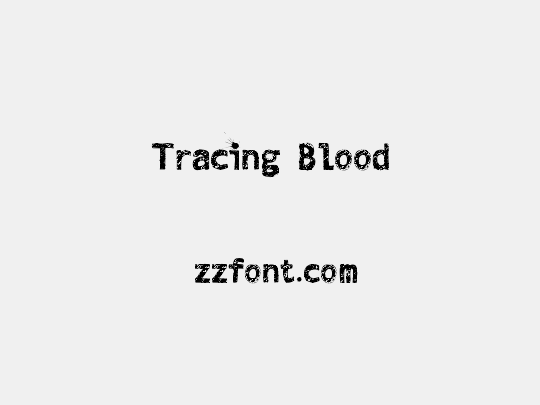 Tracing Blood