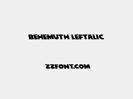 Behemuth Leftalic