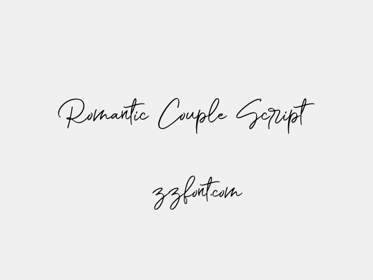 Romantic Couple Script