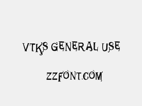 VTKS GENERAL USE