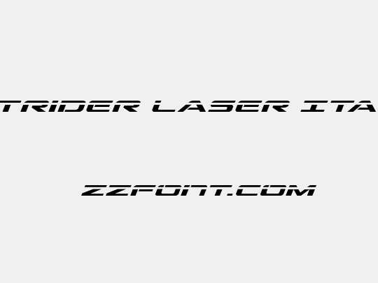 Outrider Laser Italic