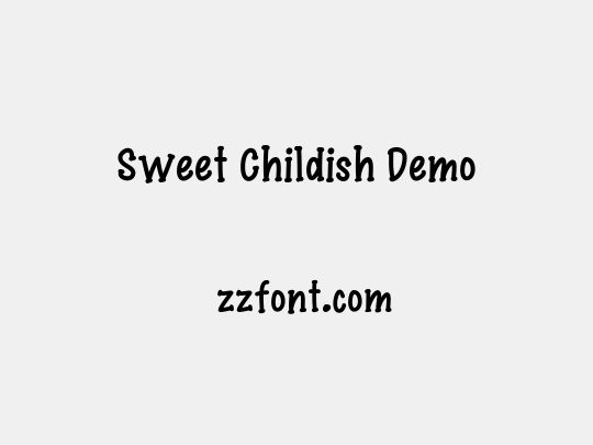 Sweet Childish Demo