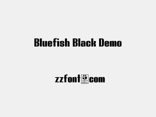 Bluefish Black Demo