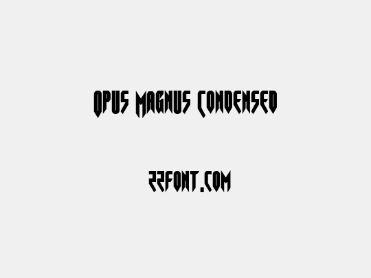 Opus Magnus Condensed