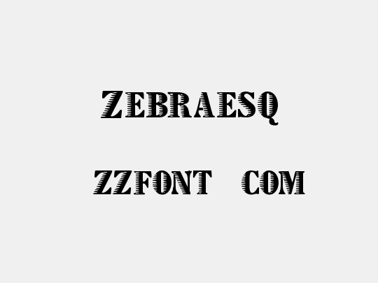 Zebraesq