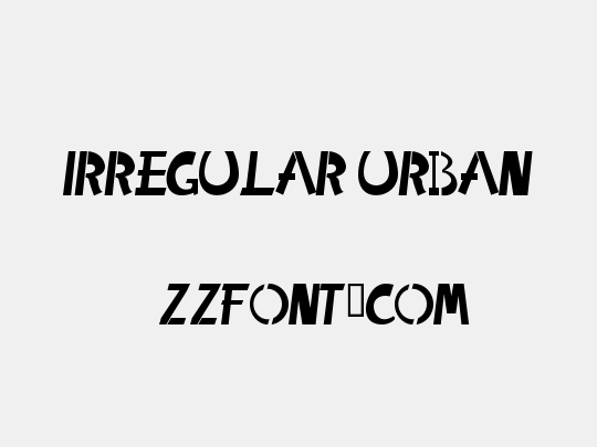 Irregular Urban