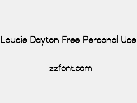 Lousie Dayton Free Personal Use