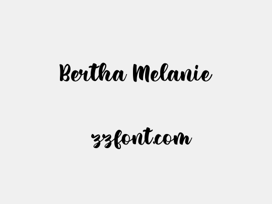 Bertha Melanie