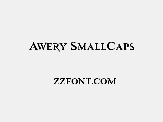 Awery SmallCaps
