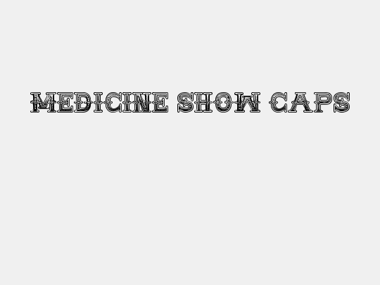 MEDICINE SHOW CAPS