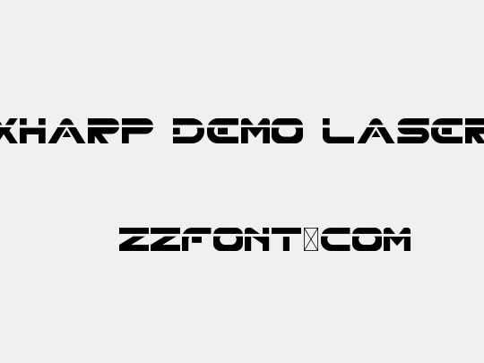 XHARP Demo LASER