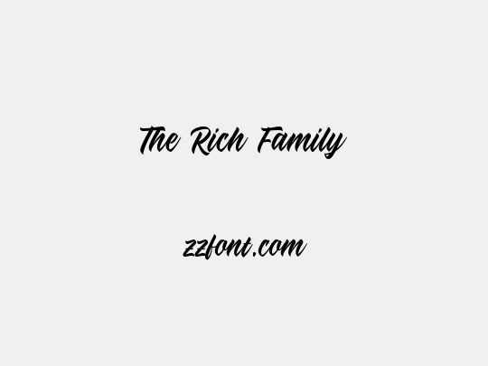 The Rich Family