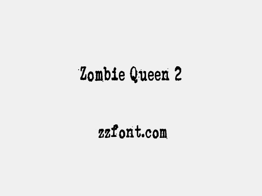 Zombie Queen 2