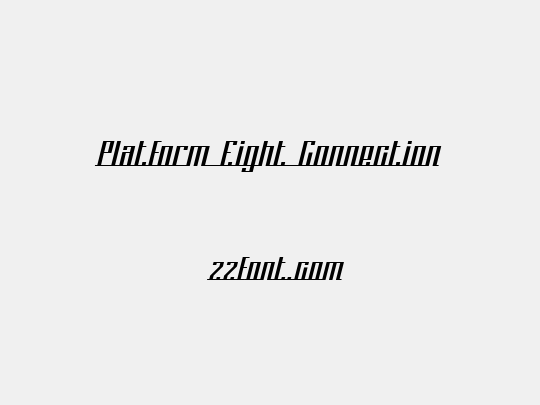 Platform Eight Connection