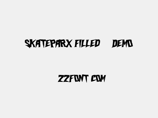 Skateparx Filled - Demo