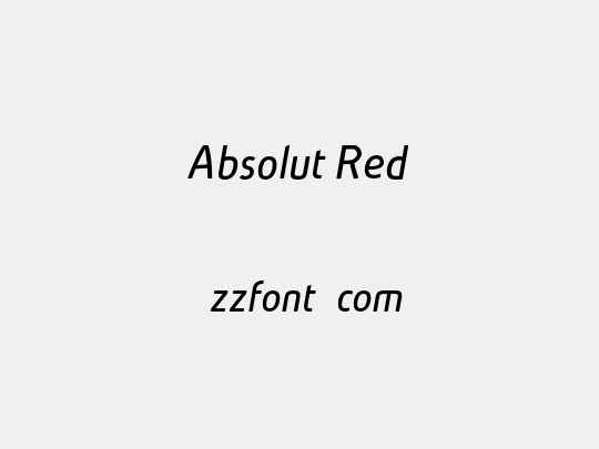 Absolut Red