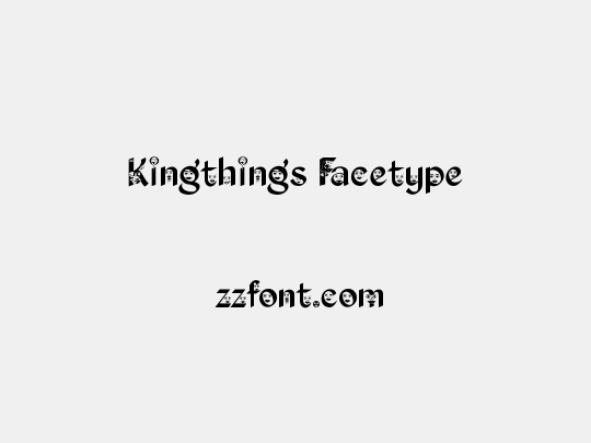 Kingthings Facetype