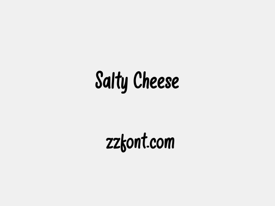 Salty Cheese