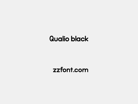 Qualio black
