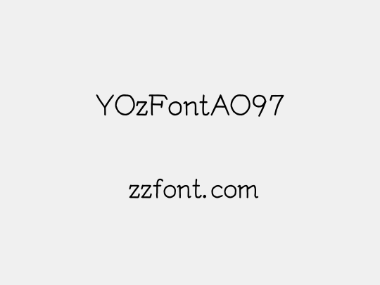 YOzFontAO97