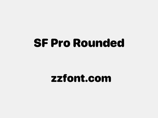 SF Pro Rounded