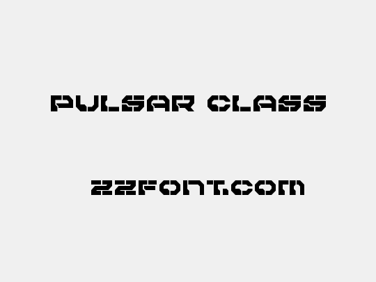 Pulsar Class