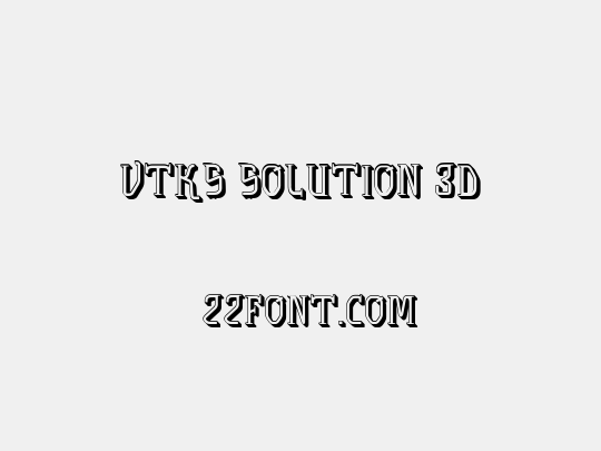 vtks solution 3d