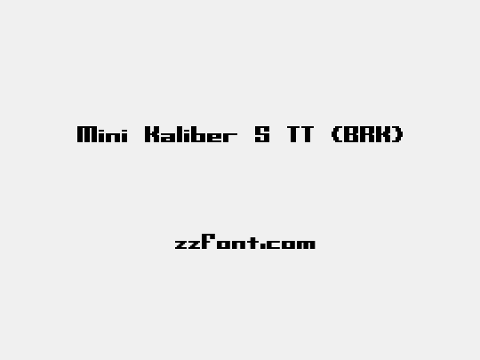 Mini Kaliber S TT (BRK)