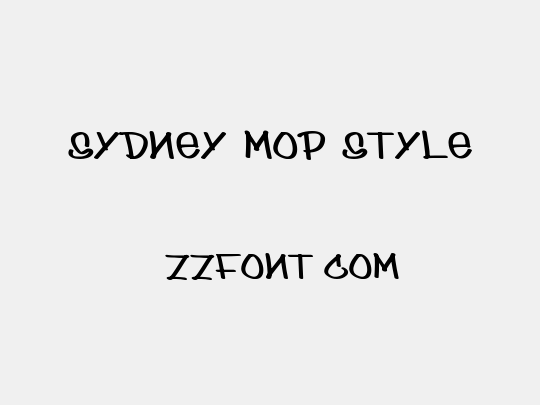 sydney mop style