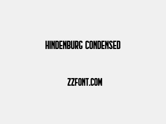 Hindenburg Condensed