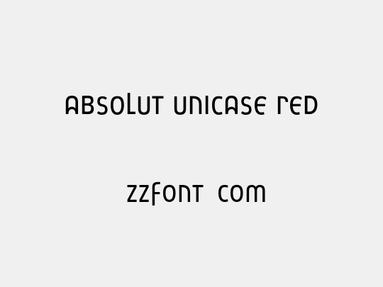 Absolut Unicase Red