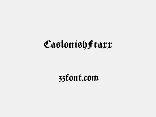 CaslonishFraxx