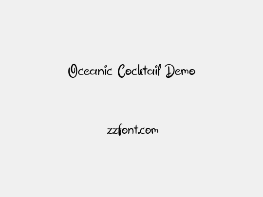 Oceanic Cocktail Demo