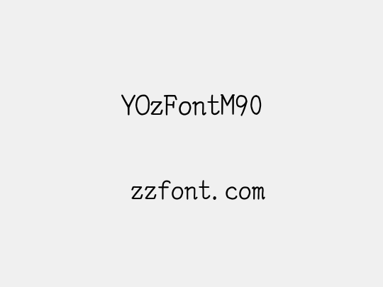 YOzFontM90