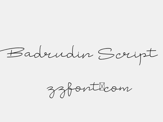 Badrudin Script