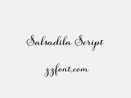 Salsadila Script