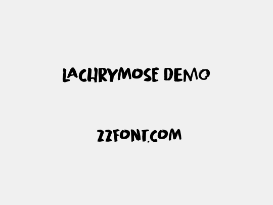 Lachrymose DEMO