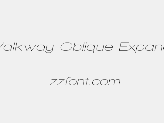 Walkway Oblique Expand 